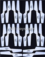 BOLON K-896 Parts-09 Propellers, Main rotor blades(20pcs)-White,BOLON K-896 RC Quadcopter Drone Spare Parts Accessories,BOLON TOYS K896 Replacement Parts